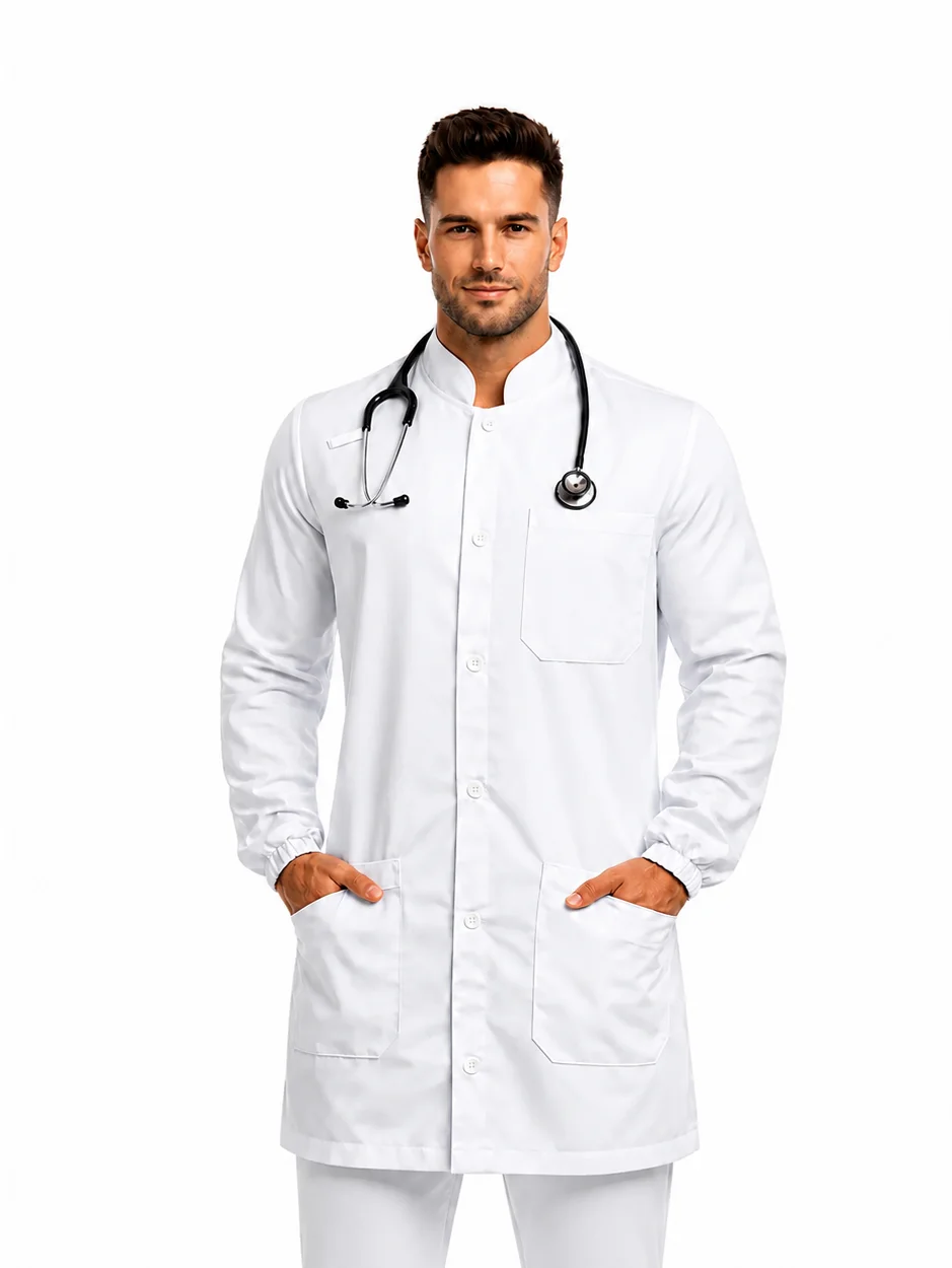 JALECO MÉDICO PROFISSIONAL PREMIUM