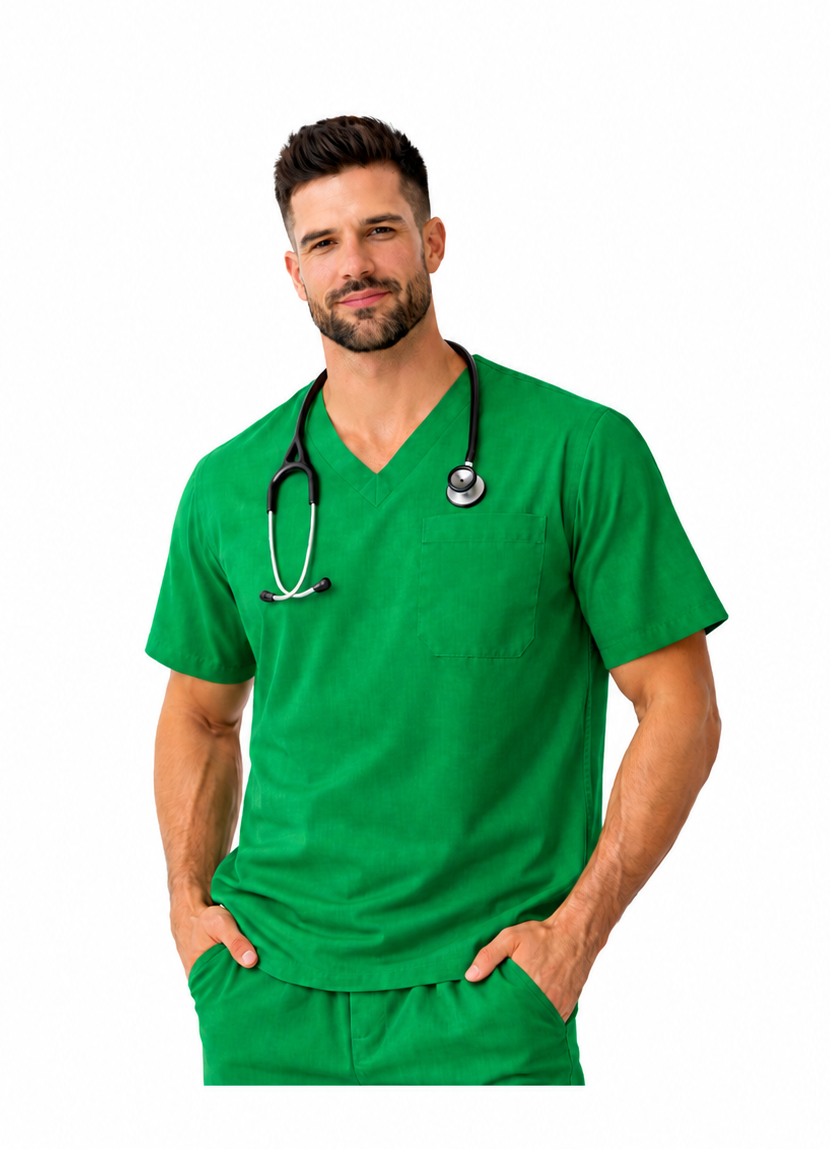 SCRUB UNISSEX PIJAMA CIRÚRGICO PROFISSIONAL GOLA V